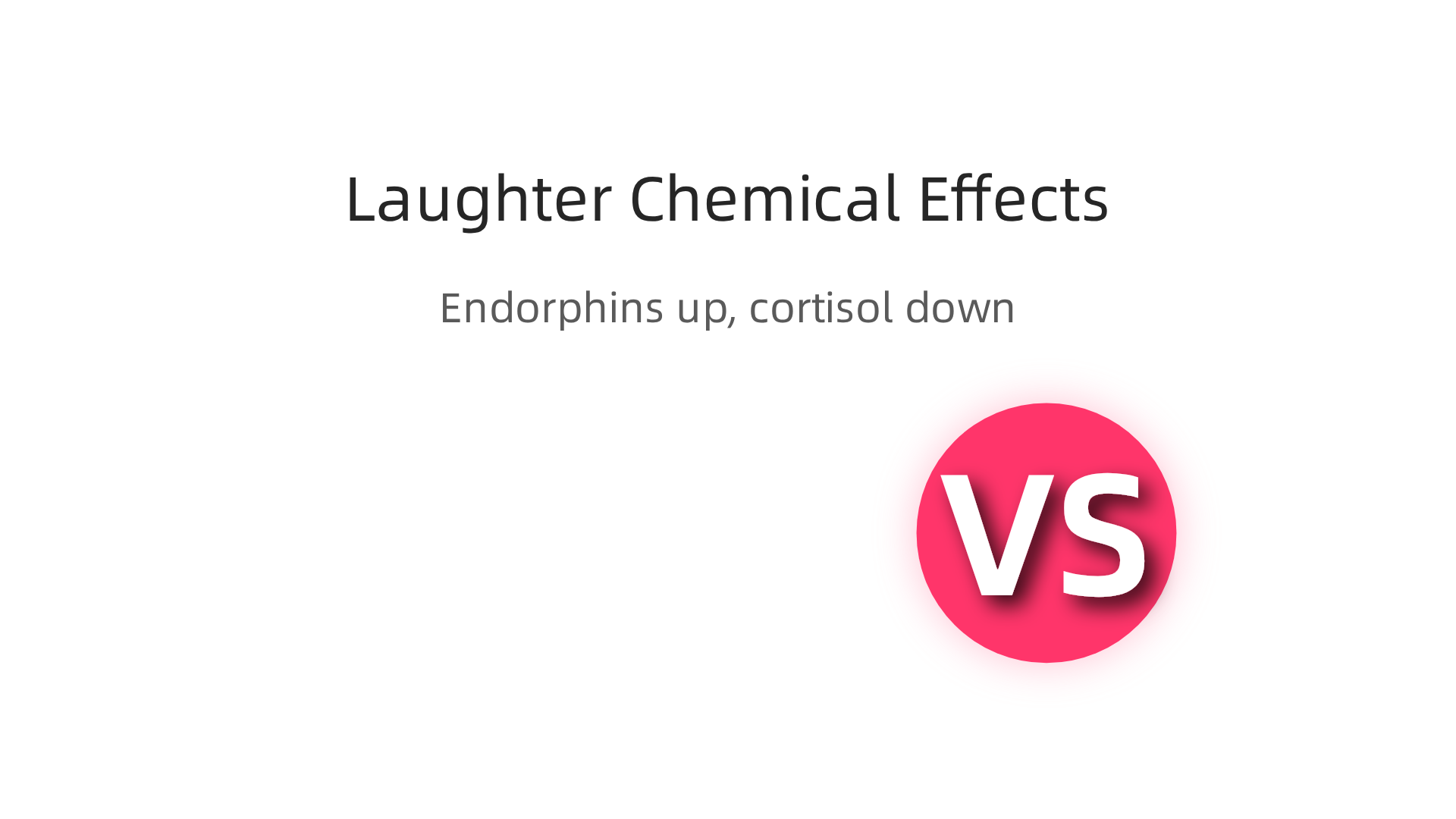 An infographic illustrating how laughter positively impacts brain chemistry by increasing endorphins and decreasing stress hormones.