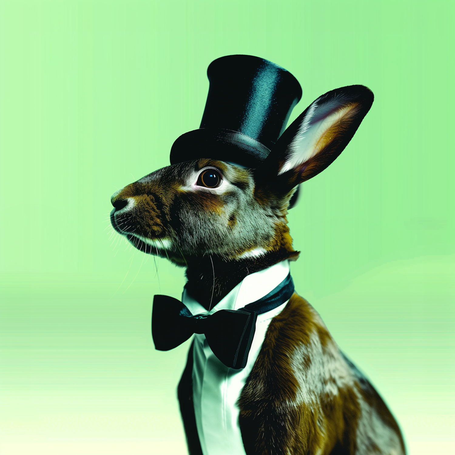 A scene depicting a goat, adorned in a miniature bow tie and vest, symbolizing Geraldine's mock mayoral campaign in Blue Ash.