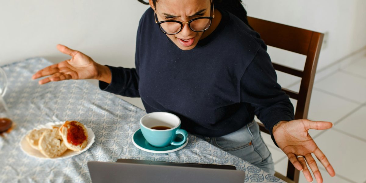 A homeowner dealing with smart devices that aren't working as intended, leading to frustration.