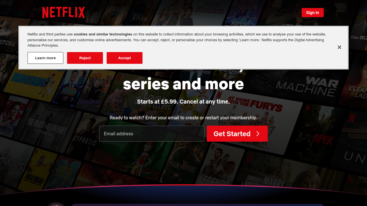 Explore the vast comedy library available on Netflix's homepage.