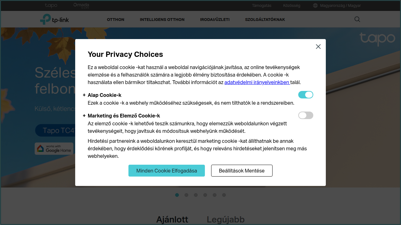 TP-Link's official website, a leading provider of networking products including WiFi extenders and routers.